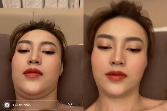 Còn đâu hình ảnh mỹ nhân, Ninh Dương Lan Ngọc lại tự tin khoe cằm nọng và gương mặt béo ú