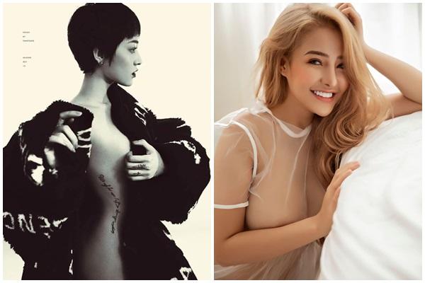 Bảo Anh được khen đẹp, Chi Pu trông kém sang khi diện bodysuit-8