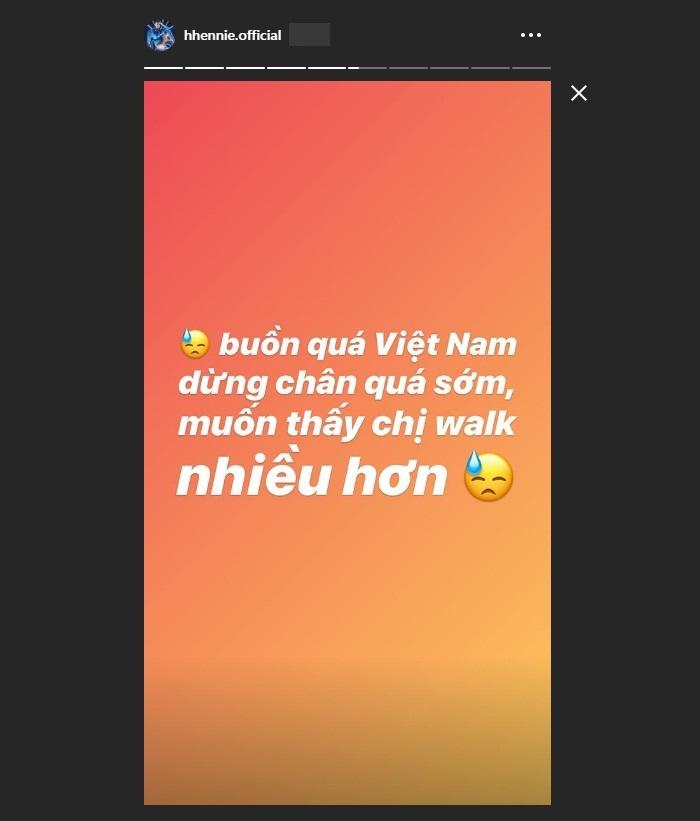 Hoàng Thùy lọt top 20 Miss Universe 2019, HHen Niê thở dài: Buồn quá! Em muốn thấy chị walk nhiều hơn-2