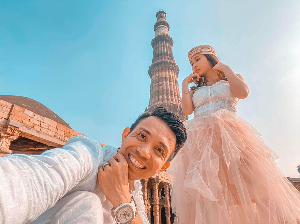 Sang tận Ấn Độ chụp ảnh cưới nhưng đôi guốc ngoại cỡ của vợ hai Minh Nhựa mới giật mọi spotlight-5