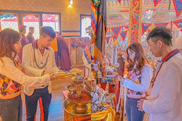 Sang tận Ấn Độ chụp ảnh cưới nhưng đôi guốc ngoại cỡ của vợ hai Minh Nhựa mới giật mọi spotlight-7