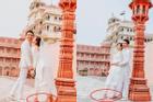 Sang tận Ấn Độ chụp ảnh cưới nhưng đôi guốc ngoại cỡ của vợ hai Minh Nhựa mới giật mọi spotlight