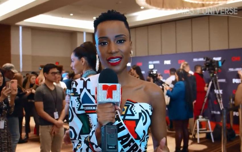 Tân Hoa hậu Hoàn vũ 2019 Zozibini Tunzi: Tôi mong Hoàng Thùy đăng quang-2