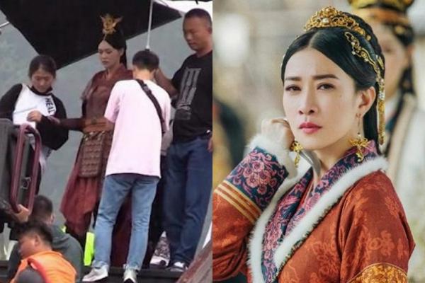 Đường Yên lộ bụng bầu, mặt khó chịu khi quay Yến Vân Đài-6