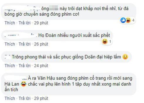 Nghi án Đoàn Văn Hậu ngày đi đá bóng, đêm tranh thủ đóng phim cổ trang-3