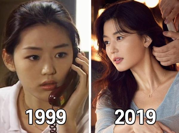 Gia nhập làng giải trí từ năm 18 tuổi, Jun Ji Hyun gây ấn tượng nhờ nhan sắc tự nhiên nổi bật. Nữ diễn viên 38 tuổi luôn được coi là mỹ nhân hàng đầu của làng giải trí xứ Hàn với vẻ đẹp 