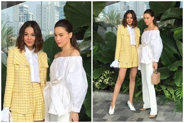 Hà Tăng gầy xác xơ, lép vế hơn hẳn Thanh Hằng khi xuất hiện trong cùng khung hình-6