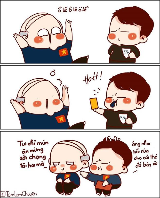 Phản ứng gắt của thầy Park và cầu thủ U22 bị dân mạng chế ảnh-4