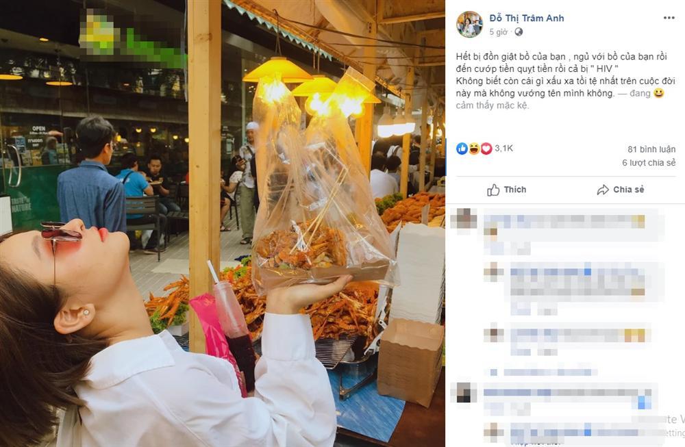 Hết bị đồn ngủ với bồ của bạn thân đến nhiễm HIV, hotgirl lộ clip nóng Trâm Anh nói gì?-1