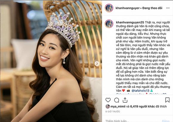 Hoa hậu Khánh Vân lần đầu trần tình điều này với công chúng-1