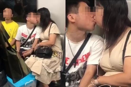 Dân tình bất lực với đôi nam nữ thản nhiên hôn nhau như nuốt lưỡi trên tàu