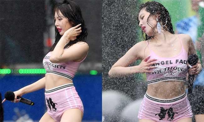 Gợi cảm quá đà thành phản cảm: 8 lần sao Hàn bị la ó vì quần tất, quên phòng hộ-6