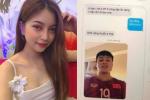 Bạn trai cũ Quang Hải nhắn tin tình cảm với cô gái khác, phản ứng của Nhật Lê làm ai đọc cũng đồng cảm
