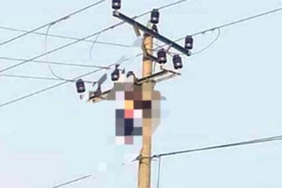 Người đàn ông chết treo trên đường điện 35 KV
