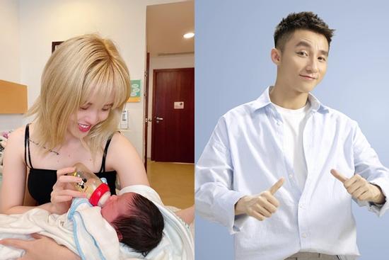 Khoe clip trổ tài chăm trẻ sơ sinh, Thiều Bảo Trâm để lọt giọng Sơn Tùng M-TP ngay sát bên