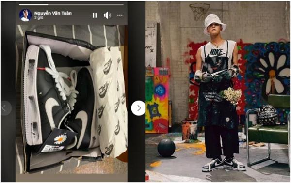 Văn Toàn chơi lớn, bỏ cả chục triệu đồng tậu siêu phẩm giày hoa cúc đình đám-1