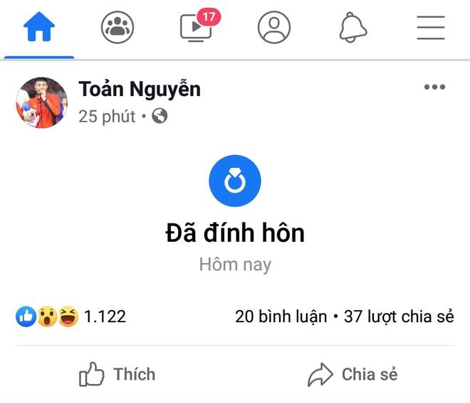 Văn Toản đổi mối quan hệ sang đính hôn, fan tò mò hỏi bao giờ cưới-1