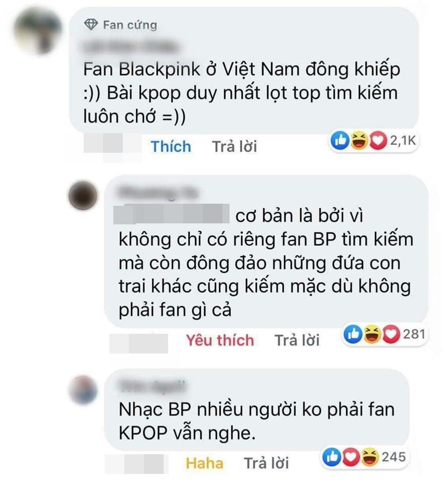 Fan nói gì khi chỉ có duy nhất nhạc BLACKPINK lọt top Google Trends tại Việt Nam-5
