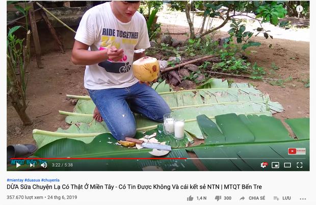 Thực hư món ăn dừa sữa độc lạ nhất miền Tây đang nổi như cồn trên Youtube khiến người người muốn thử-4