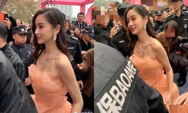 Angelababy co ro vì mặc hở dưới tiết trời âm 3 độ C-1