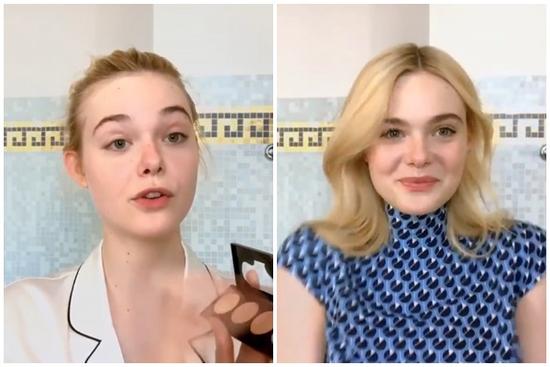 CỰC PHẨM: 'Công chúa' Elle Fanning gây sốt với clip trang điểm 'có như không'