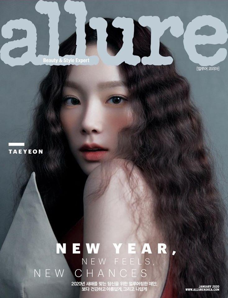 SNSD Taeyeon trên trang bìa tạp chí Allure số ra đầu tiên năm 2020.