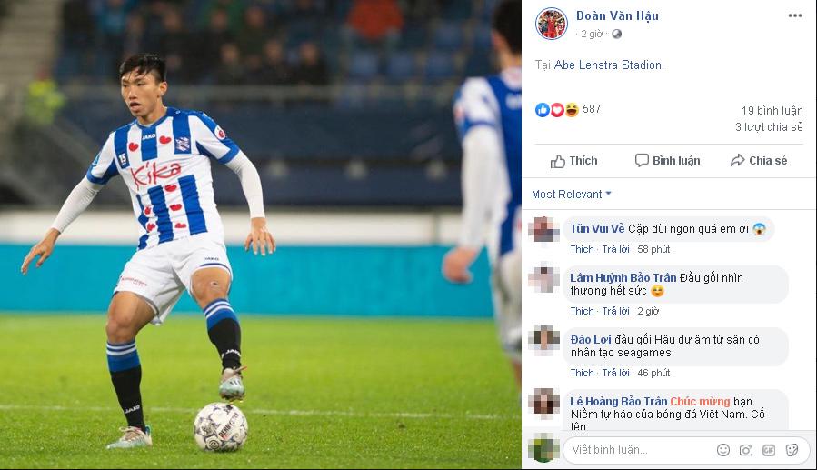 Văn Hậu khoe ảnh ra sân ở SC Heerenveen nhưng fans chỉ săm soi đến vết thương ở chân-3