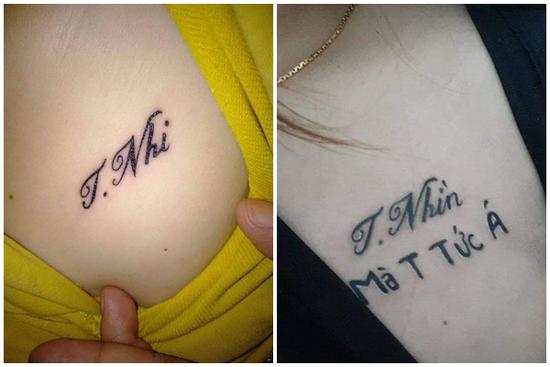 Cười đau ruột với những màn 'tổ lái khét lẹt' khi lỡ xăm người yêu cũ lên người