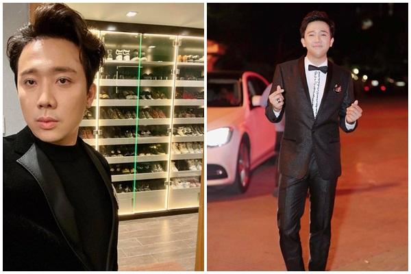 Trấn Thành đập hộp thêm một đôi giày độn đế hàng hiệu, Hari Won liền dè bỉu: Giày cho người lùn-2