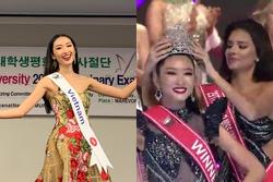 Đi thi trong lặng lẽ, Thanh Khoa bất ngờ đăng quang Hoa hậu Sinh viên Thế giới 2019