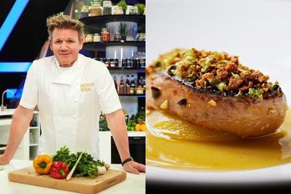 Đầu bếp nướng ngỗng nguyên con-1