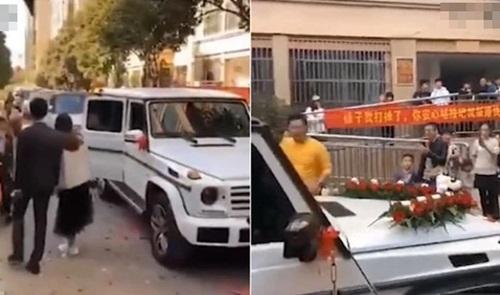 Ngày cưới, chú rể tá hỏa khi bị người yêu cũ treo băng rôn: Tôi đã bỏ thai rồi!-1