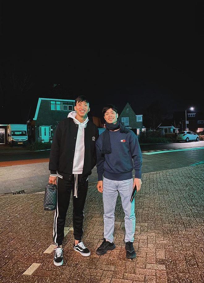 Văn Hậu, Công Phượng gặp nhau ở Hà Lan-1