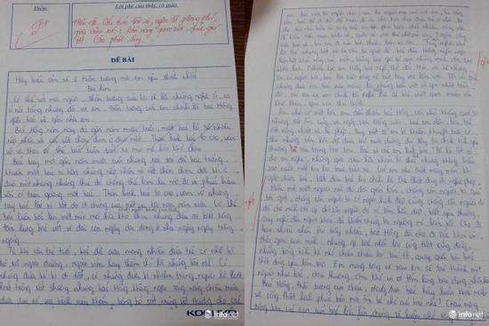 Rơi nước mắt với bài văn tả thần tượng bác bảo vệ của học sinh lớp 7