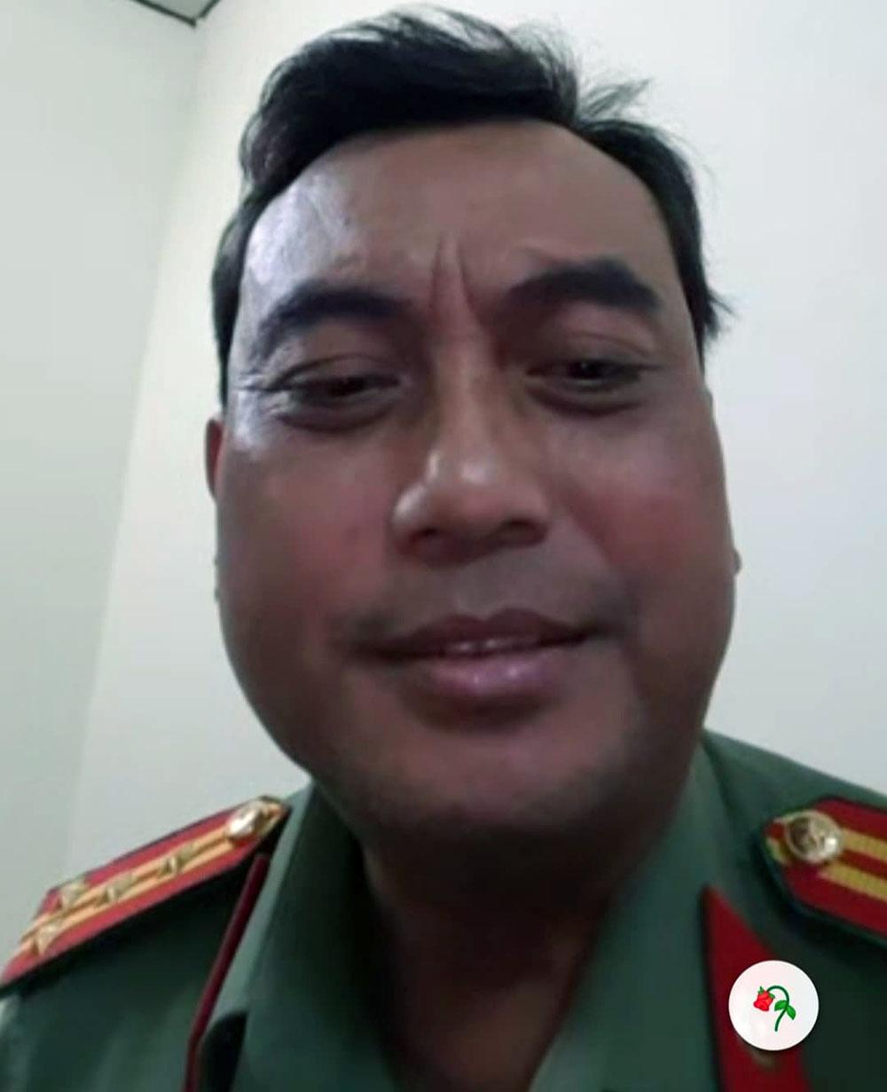 Đại tá giả đến thăm công an thật ở Hậu Giang-1