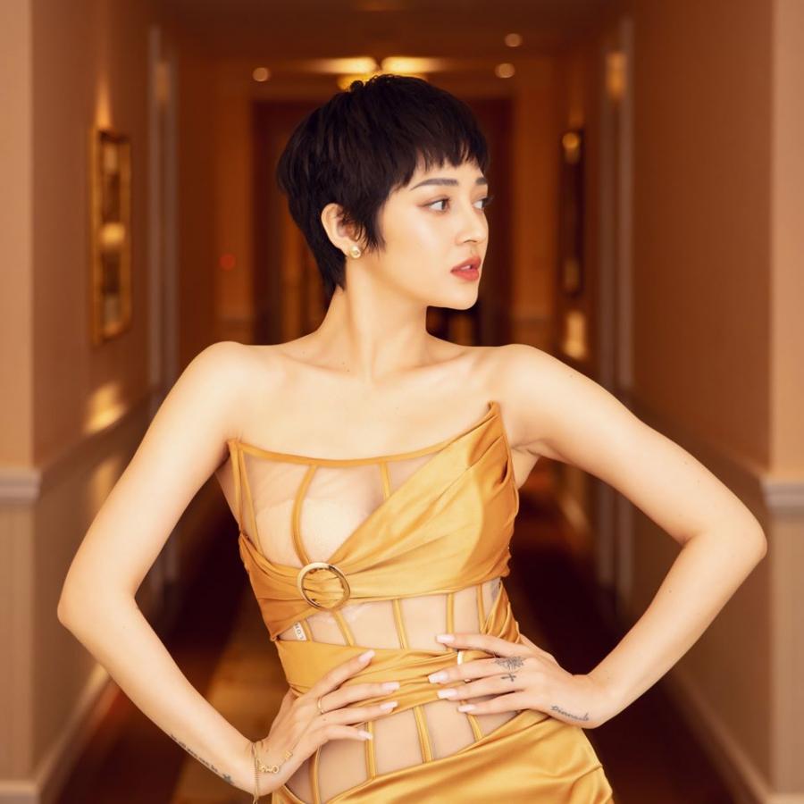 Bảo Anh - Ngọc Trinh cùng mắc lỗi lộ nội y khi đụng hàng mẫu đầm xuyên thấu-4