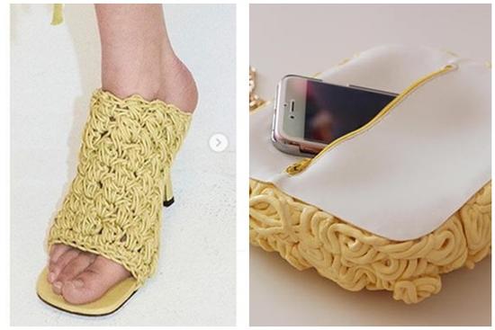 Đôi giày giống mỳ tôm khiến dân mạng đòi thêm gia vị