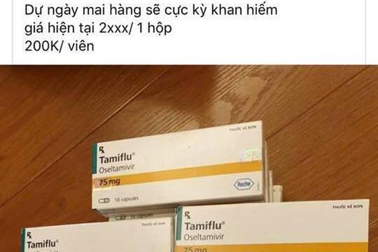 'Khóc thét' vì mua 21 viên Tamiflu mất gần 7 triệu đồng