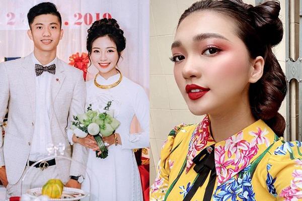 Trọn bộ ảnh lễ ăn hỏi đẹp lịm tim của Phan Văn Đức, chú rể - cô dâu trao nhau nụ hôn ngọt ngào-8