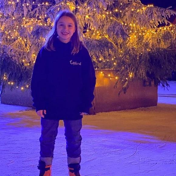 Harper cười không nhặt được miệng vì được gặp ông già Noel-6