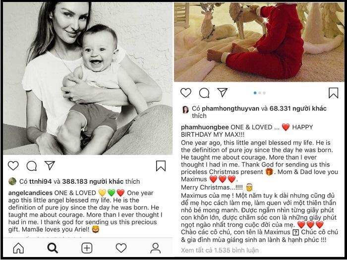 Nói lời yêu con, có ai ngờ Phạm Hương bị tố copy - paste y chang status của thiên thần nội y thế giới-3