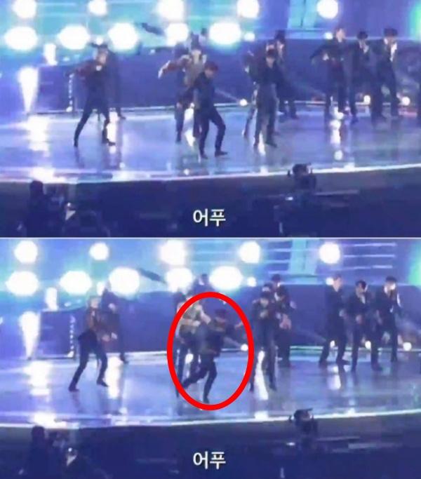 Wendy vừa gãy xương chậu, Monsta X, Jin (BTS) và Yeji (ITZY) cũng suýt rơi vào cảnh tương tự-7