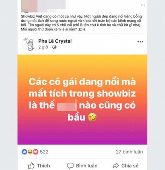 Trong showbiz này hóa ra Pha Lê là người đầu tiên công khai chuyện Phạm Hương mang thai-1