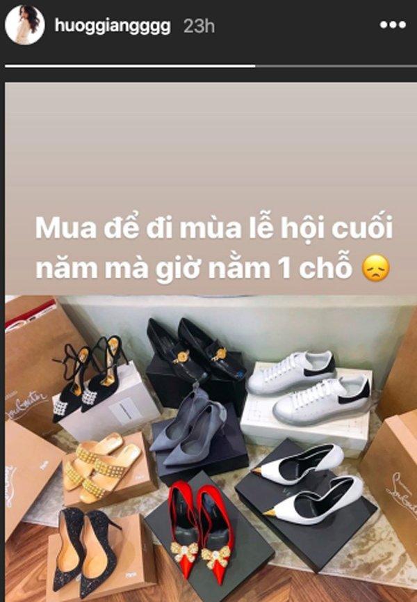 Hương Giang sắm liền tay 8 đôi giày hiệu giá hơn trăm triệu đồng để diện dịp lễ hội-1