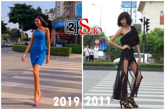 GÓC ĐÀO MỘ: Cùng catwalk ở ngã tư, Hoàng Thùy 2019 khác Hoàng Thùy 2011 như thế nào?