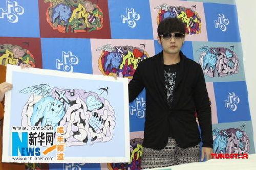 Minh tinh Hoa ngữ đọ tài vẽ tranh: Vương Nhất Bác và Tiêu Chiến múa bút đẹp bất ngờ-3