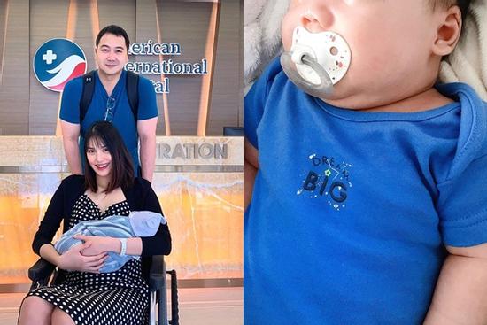 Quý tử nhà Lan Khuê ngày càng bụ bẫm, dân mạng phát hiện chi tiết giống hệt ông bố doanh nhân