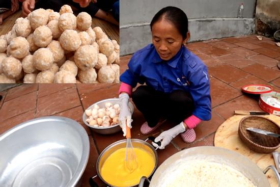 Làm bánh nhãn nhưng to như bánh rán, bà Tân Vlog làm ai cũng hoang mang ăn sao nổi