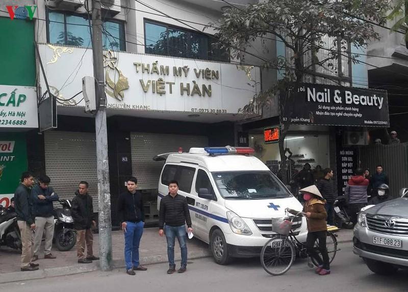 Người đàn ông tử vong trong Thẩm mỹ viện Việt Hàn (Hà Nội)-1