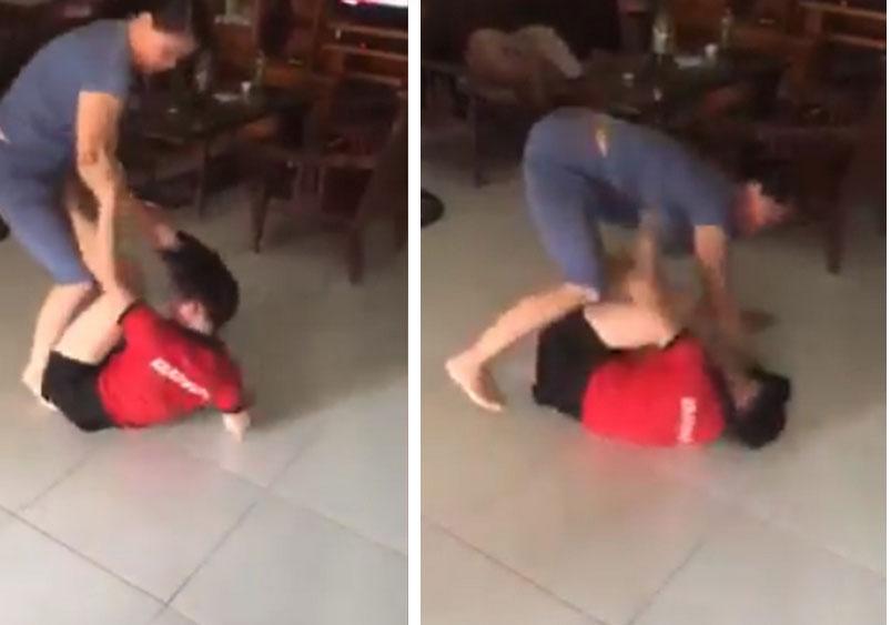 Clip: Kinh hãi mẹ chồng - con dâu túm tóc, giằng co, đánh nhau ngay giữa nhà ở Lào Cai-2